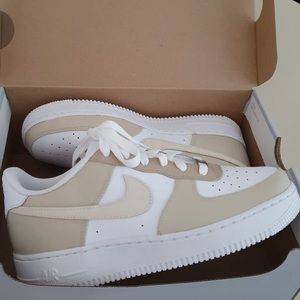 Custom Drip Air Force 1: Cream n’ Honey